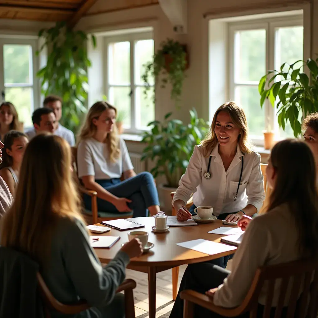 Szív egészségének szimbóluma, zöld szívvel körülvéve